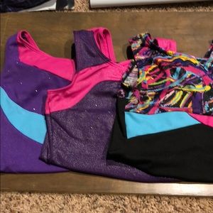 3 danskin leotard